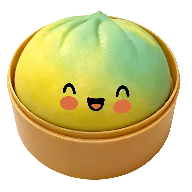 Simulation Flash Dumpling Pressure Ball Slow Rebound Soft Pinch Decompression Home Office  Decorat Children Adults Birthday Gift