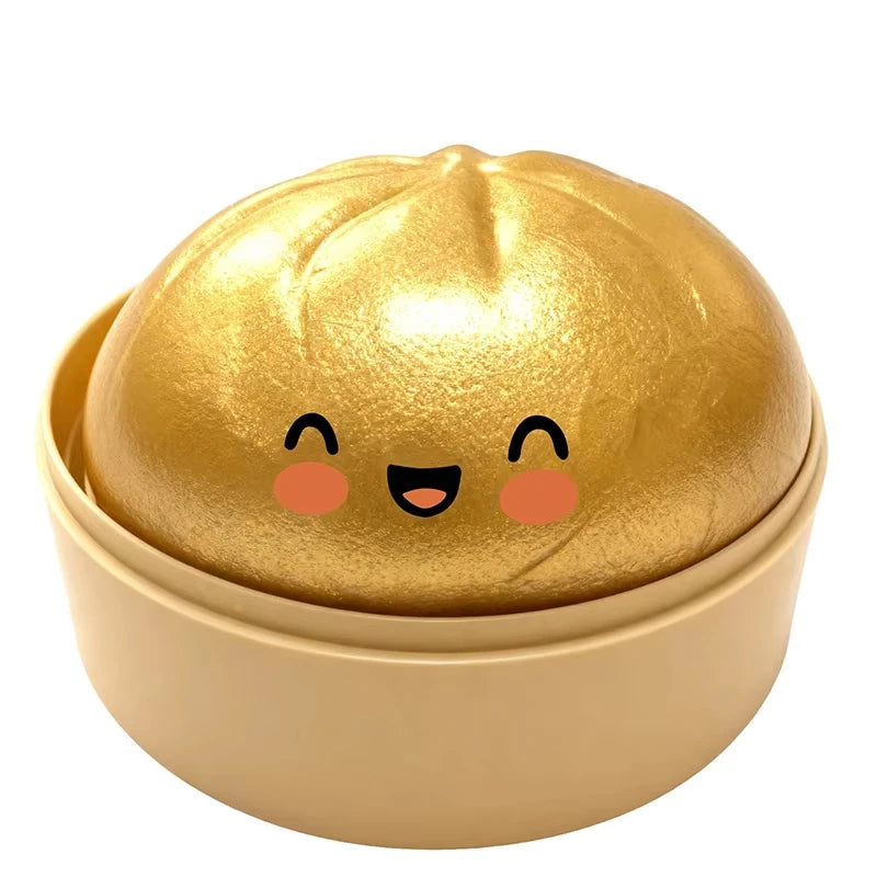 Simulation Flash Dumpling Pressure Ball Slow Rebound Soft Pinch Decompression Home Office  Decorat Children Adults Birthday Gift