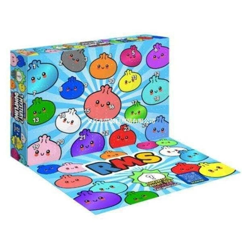 Squishy Fidget Mystery Dumpling 24 Day Countdown Calendar Sensory Toy For Kids Teens Adults Party Table Decor Christmas Gift