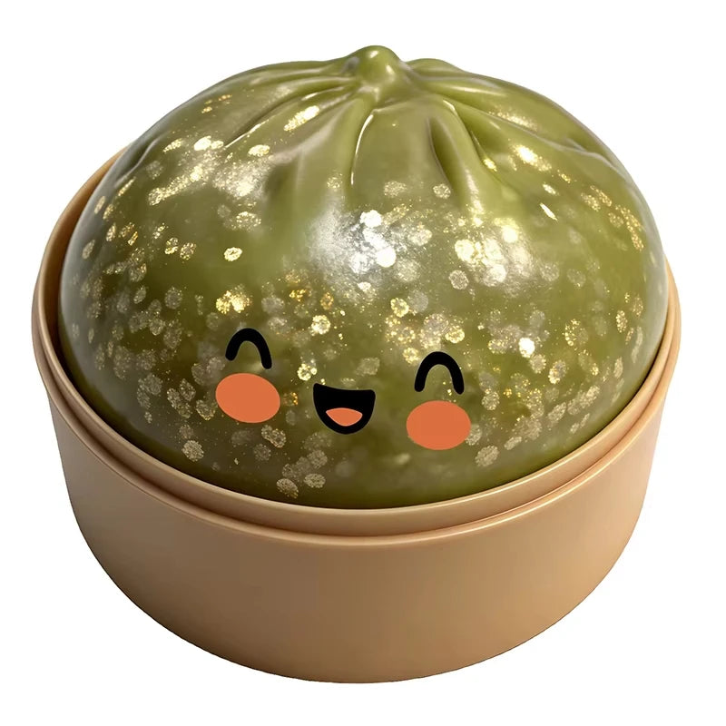 Simulation Flash Dumpling Pressure Ball Slow Rebound Soft Pinch Decompression Home Office  Decorat Children Adults Birthday Gift