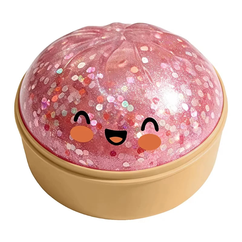 Simulation Flash Dumpling Pressure Ball Slow Rebound Soft Pinch Decompression Home Office  Decorat Children Adults Birthday Gift