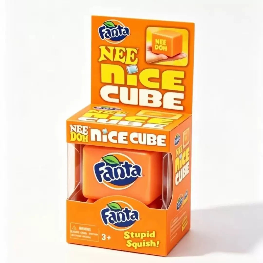 hot New Needoh Nice Sensory Squeezing Toy Cube for Stress Relief and Fingertip Release Toy blind box